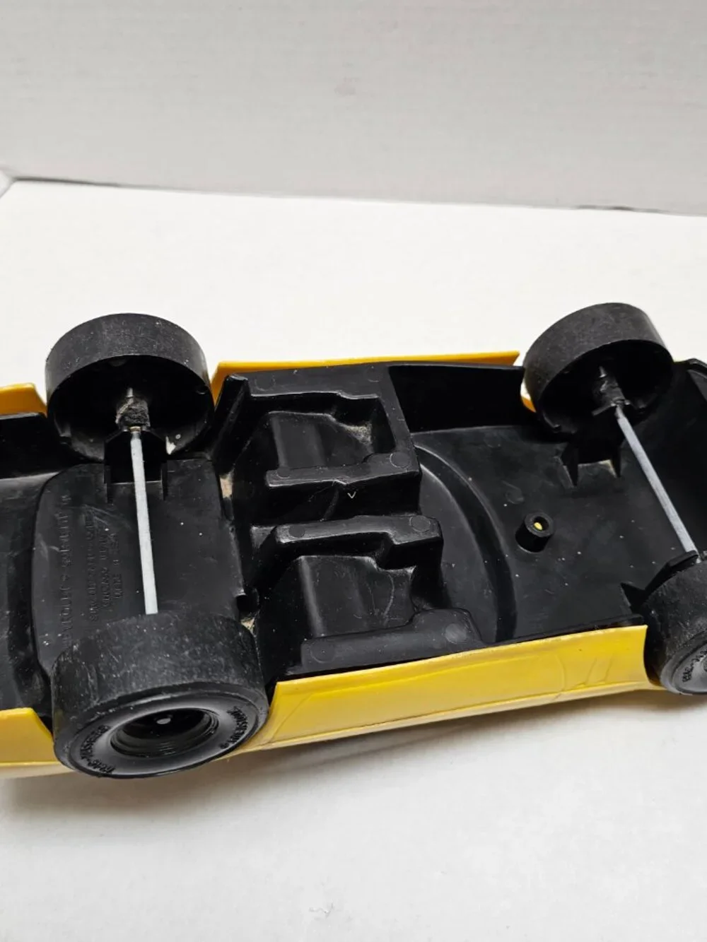 Vintage Big Yellow Car Chevrolet Toy Corvette Strombecker